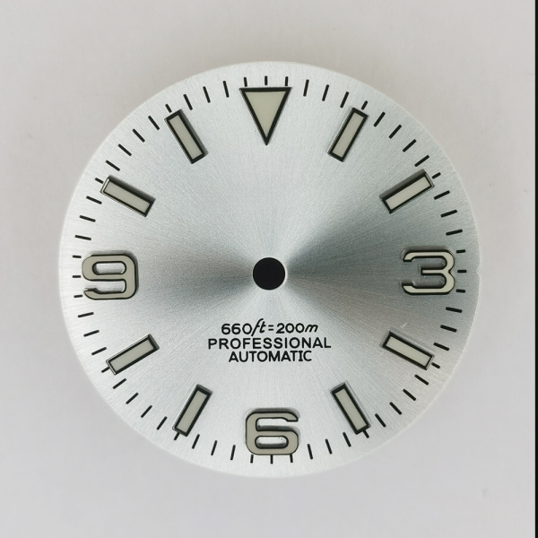 Rolex Quality Watch Spare Parts Dial 28.5mm with Metal Logo for Ultimate Watch Face Customization - Beryl Watch