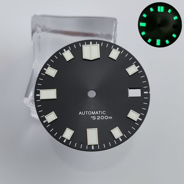 Wholesale Bulk Watch Parts And Accessories Custom NH35 Diving Watch Dial With Seiko Quality In Blue Sunray - Beryl Watch