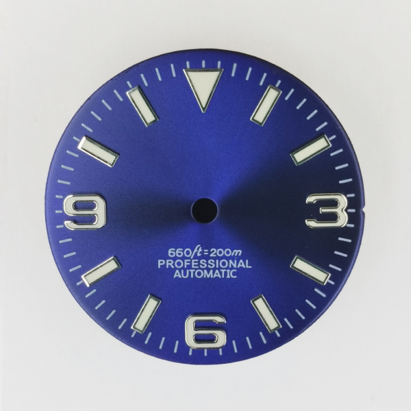 Rolex Quality Watch Spare Parts Dial 28.5mm with Metal Logo for Ultimate Watch Face Customization - Beryl Watch