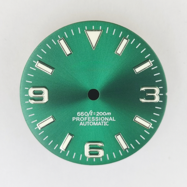 Rolex Quality Watch Spare Parts Dial 28.5mm with Metal Logo for Ultimate Watch Face Customization - Beryl Watch