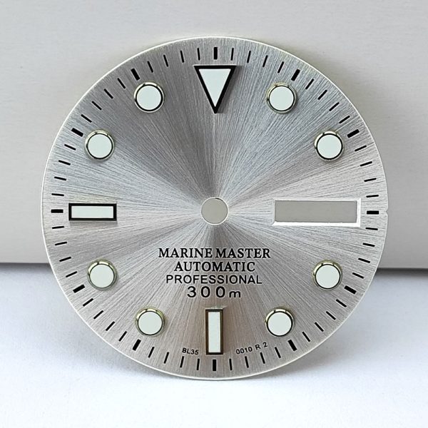Wholesale modified 29mm sunray watch dial accessories luminous for Seiko Mod NH36 calendar movement Rolex quality - Beryl Watch
