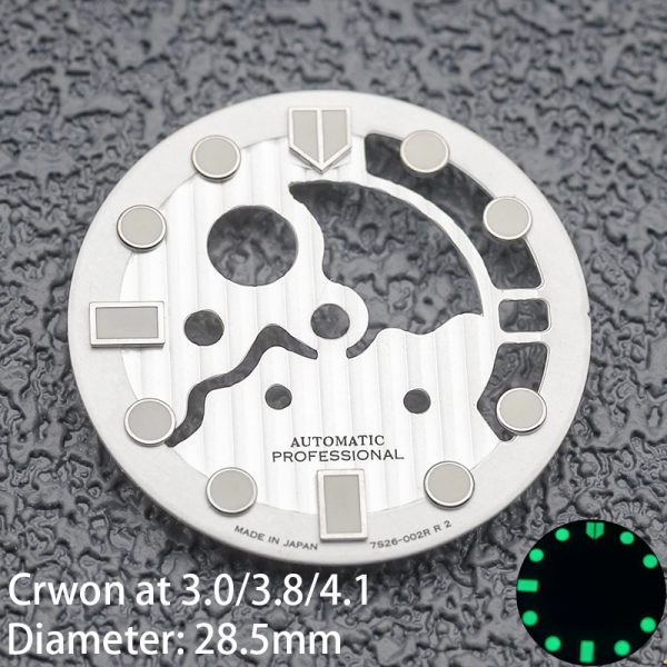Manufacturer CNC Skeleton Watch Dial OEM ODM Design For Seiko 7s26 NH35 NH36 Movt - Beryl Watch