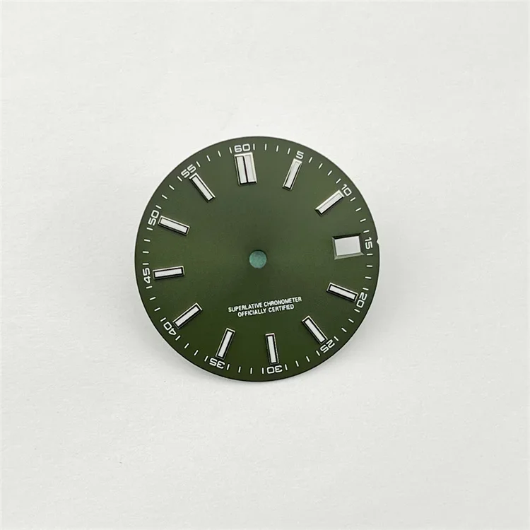 rlx Watch Dial Maker OEM 28.5mm Watch Dial With Swiss Rolex Quality For Seiko NH35 4R35 ETA 2824 SW200 Movement - Beryl Watch