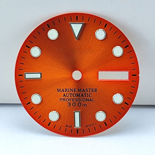 Wholesale modified 29mm sunray watch dial accessories luminous for Seiko Mod NH36 calendar movement Rolex quality - Beryl Watch