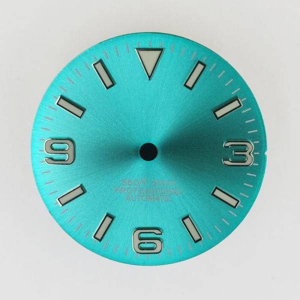 Rolex Quality Watch Spare Parts Dial 28.5mm with Metal Logo for Ultimate Watch Face Customization - Beryl Watch